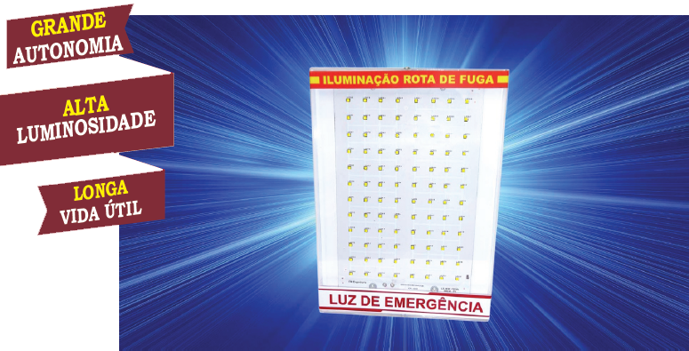 Luz de emergência é segurança